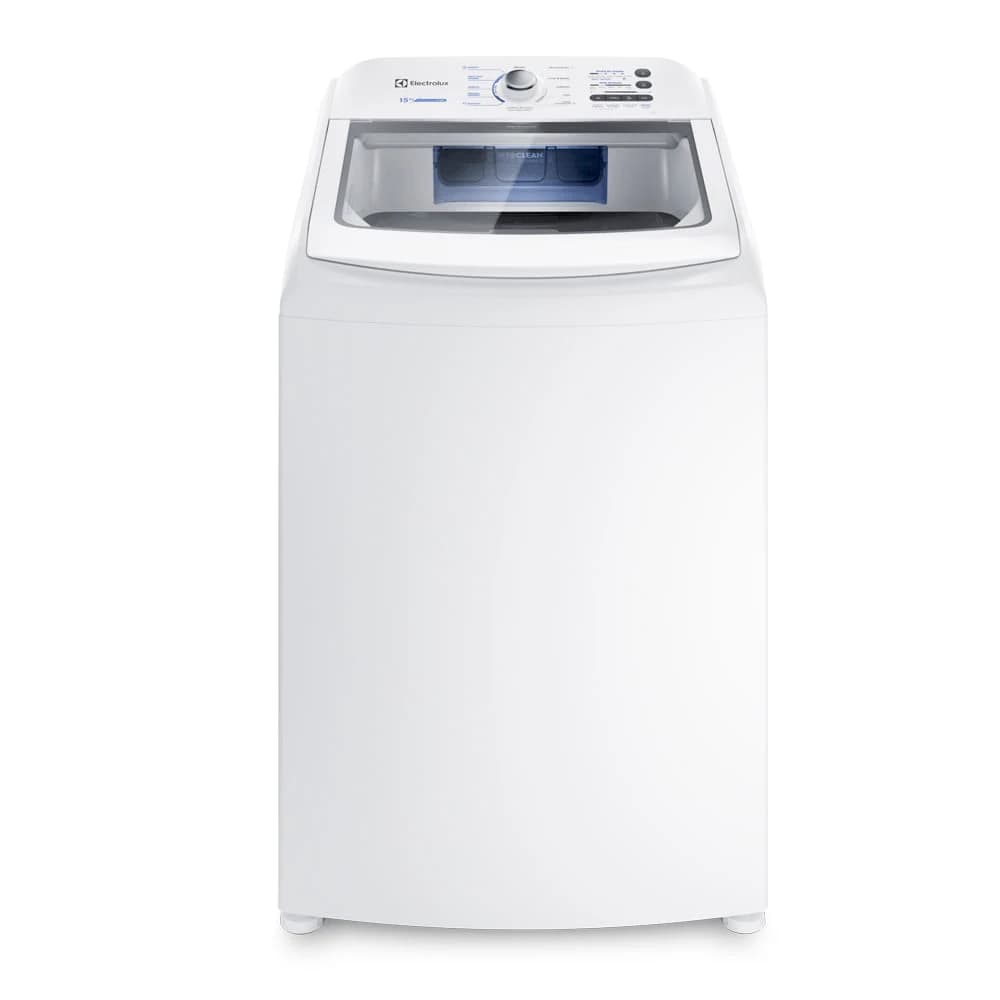 Lavadora de Roupas Electrolux 15kg Essential Care Cesto Inox LED15